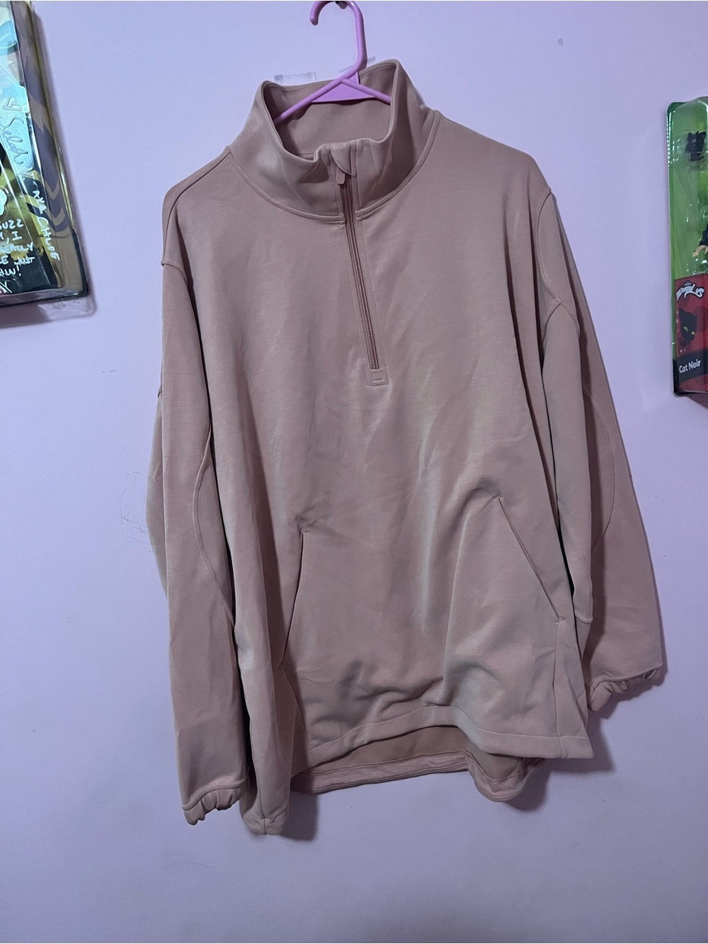 ⭐️lululemon athletica Taupe Half-Zip Pullover